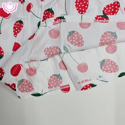 Sweet Strawberry Printed Cotton Frock Sweet Strawberry Printed Cotton Frock