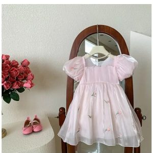 Pretty Pastle Party Dress (Pink)