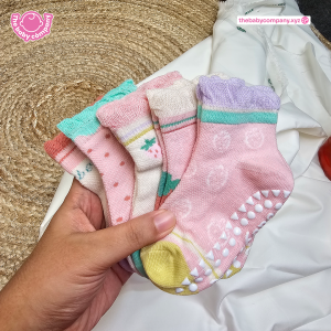 Anti Slip Socks for Kids (5 Pairs)