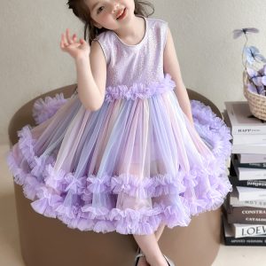Lavender Princess Baby Girl Dress