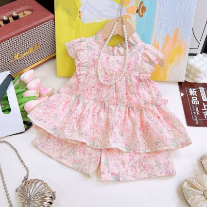 Embroidered Baby Top Shorts Set-1 Embroidered Baby Top Shorts Set-1