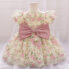 Floral Bow Baby Party Dress