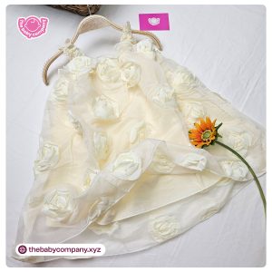 Cream Rose Baby Party Dress